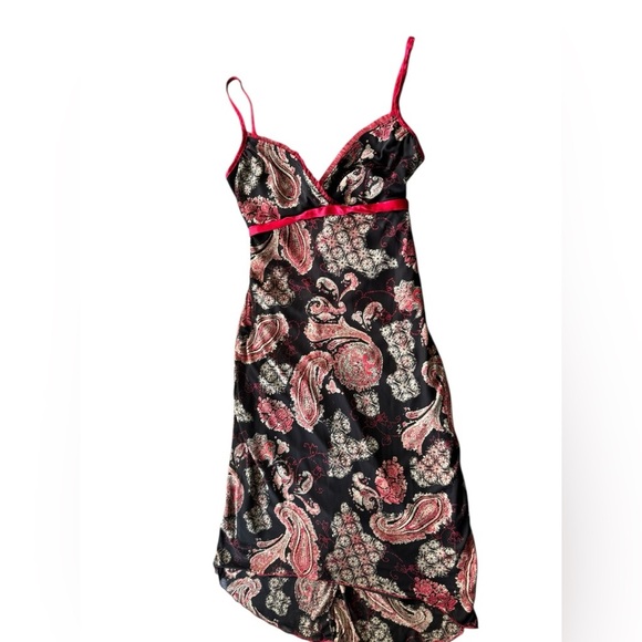 Y2K Milkmaid Style Lace Tie Back Dress size Medium - Picture 12 of 16